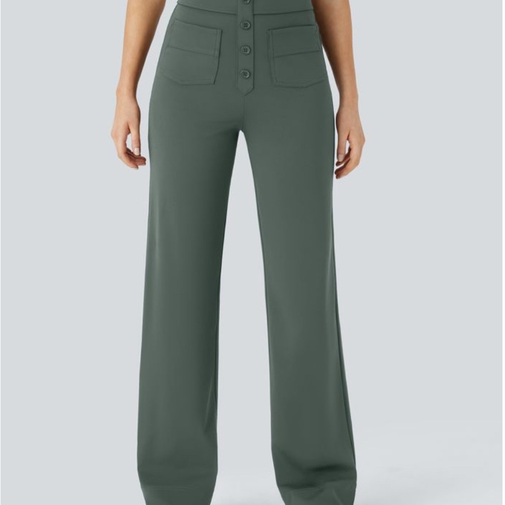 HALARA | High-Waisted Straight-Leg Pants